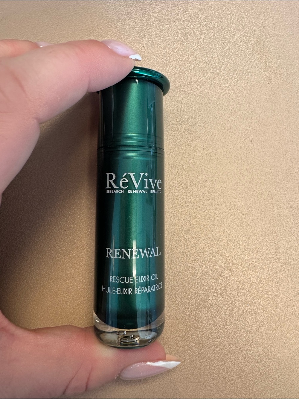 Renewal Rescue Elixir Oil — Deep Green Facial Oil